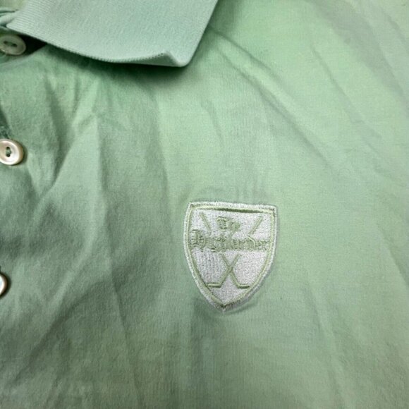 Peter Millar Green Polo Size XL Cotton Highlander Golf Course Club Mens S/S - Picture 3 of 9